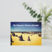 Carte Postale Pinnacles, Australie occidentale (Debout devant)