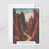 Carte Postale Pinnacles National Park, Californie États-Unis (Devant / Derrière)