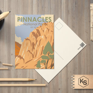 Carte Postale Pinnacles National Park Californie Vintage