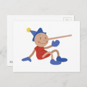 Carte Postale Pinocchio (Devant / Derrière)