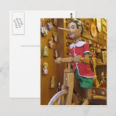 Carte Postale Pinocchio (Devant / Derrière)