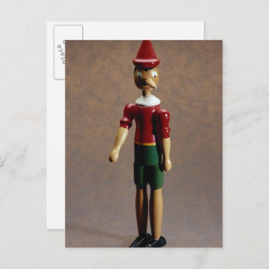 Carte Postale Pinocchio (Devant / Derrière)