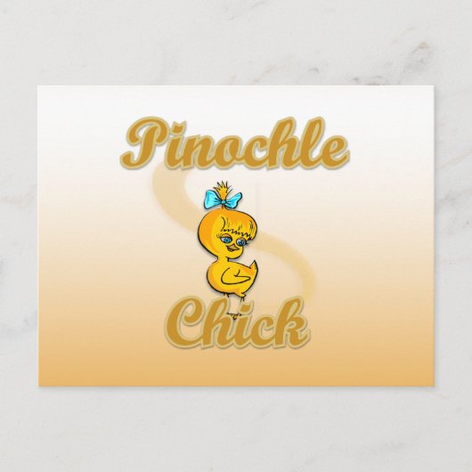 Carte Postale Pinochle Chick (Devant)