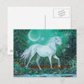 Carte Postale Pins croustillants de Unicorne (Devant / Derrière)