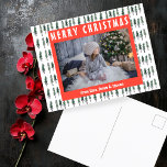 Carte Postale Pins de forêt Aquarelle Aquarelle PHOTO PERSONNALI<br><div class="desc">Customisez cette carte en ajoutant votre propre photo et texte sur l'arrière - plan mignon. Consultez ma boutique pour plus de couleurs et de designs ou dites-moi si vous voulez quelque chose de personnalisé. Merci d'avoir fait des emplettes avec moi !</div>