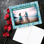 Carte Postale Pins de forêt La Lune Étoiles sur mesure<br><div class="desc">Customisez cette carte en ajoutant votre propre photo et texte. Les arbres doux constituent l'arrière - plan. Consultez ma boutique pour plus de couleurs et de designs ou dites-moi si vous voulez quelque chose de personnalisé. Merci d'avoir fait des emplettes avec moi !</div>