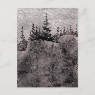 Carte postale "Pins sur le pic"