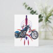 Carte Postale Pinstripe Motorcycle (Debout devant)