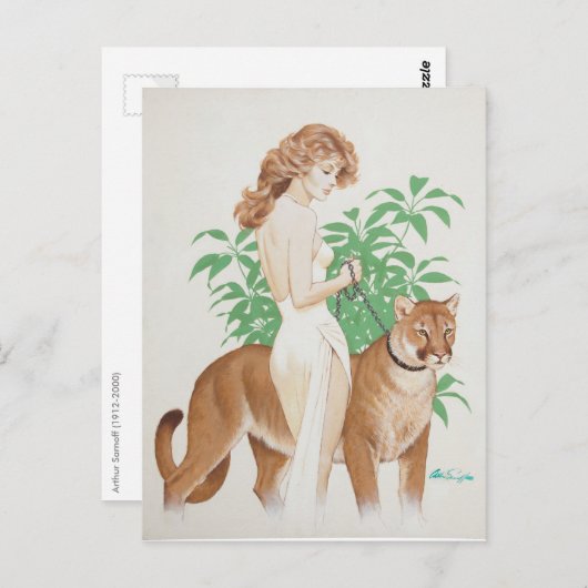 Carte Postale PinUp (Devant / Derrière)