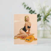 Carte Postale PinUp Sunbather (Debout devant)