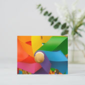 Carte postale Pinwheel (Debout devant)