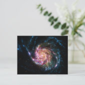 Carte Postale Pinwheel Galaxy Espace Spiral (Debout devant)