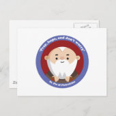 Carte Postale Pio de Pietrelcina (Devant / Derrière)