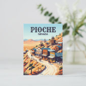 Carte Postale Pioche USA (Debout devant)
