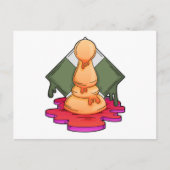 Carte Postale Pion de jeu d'échecs (Devant)