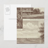 Carte Postale Pioneer Land Co, contrat, Porterville (Devant / Derrière)