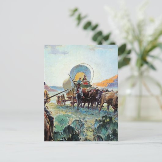 Carte Postale "Pioneers" Western Art by Herbert M Stoops (Debout devant)