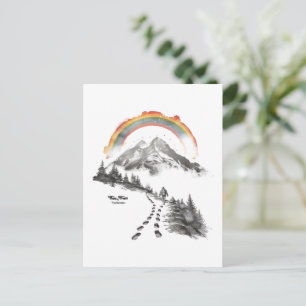 Carte Postale Pionnier·e Ils/Elles – Art de camping de fierté LG