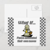 Carte Postale Pions (Devant / Derrière)