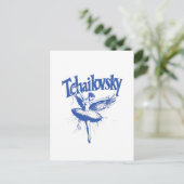 Carte Postale Piotr Ilyich Tchaikovsky, LAC SWAN (Debout devant)