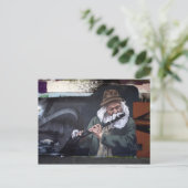 Carte Postale Pipe d'art urbain (Debout devant)