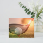 Carte postale Pipe de golf (Debout devant)