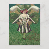 Carte Postale Pipe en argile Shamrock (Devant)