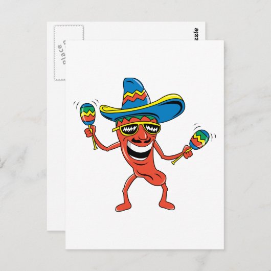 Carte Postale Pipe mexicaine (Devant / Derrière)