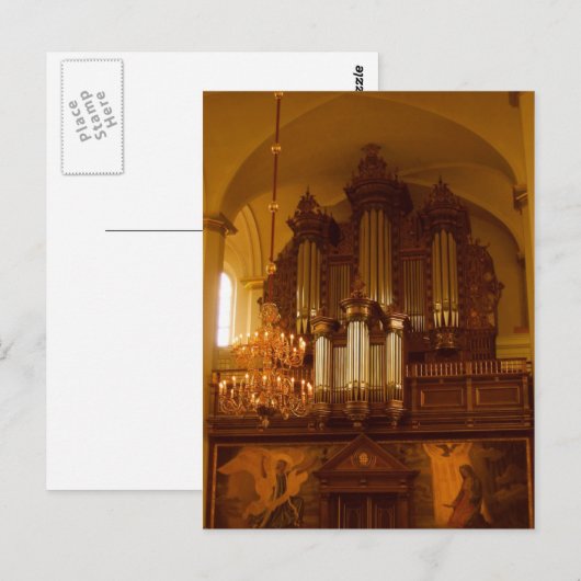 Carte postale Pipe Organ (Devant / Derrière)