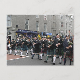 Carte Postale Pipeband écossais