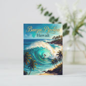 Carte Postale Pipeline Hawaii (Debout devant)