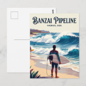 Carte Postale Pipeline USA (Devant / Derrière)