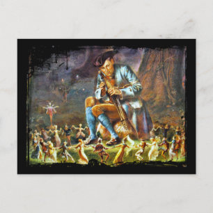 Carte Postale Piper Jouer pour Féeries