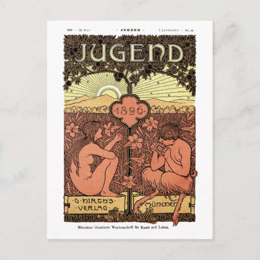 Carte postale : Pipes de Pan - Jugend Magazine (Devant)
