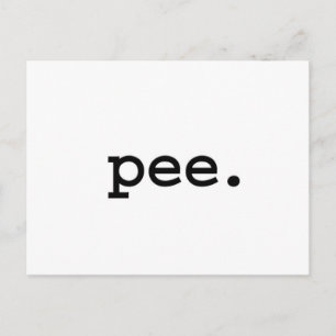 Carte Postale pipi.