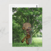 Carte Postale Piping Satyr (Devant / Derrière)