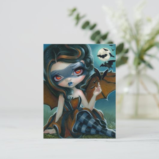 Carte postale "Pipistrello" (Debout devant)