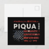 Carte Postale Piqua Ohio (Devant / Derrière)