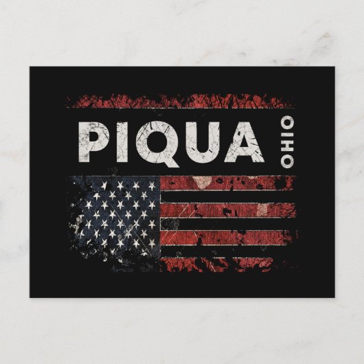 Carte Postale Piqua Ohio (Devant)