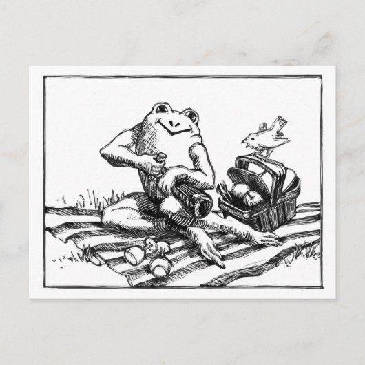 Carte Postale pique-nique (Devant)