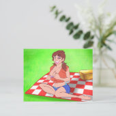 Carte postale Pique-nique Carton (Debout devant)