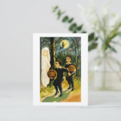 Carte Postale Pique ou traitement Halloween (Debout devant)