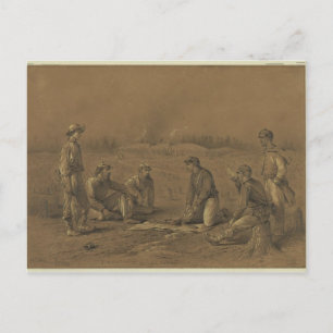 Carte Postale Piquets de négociation