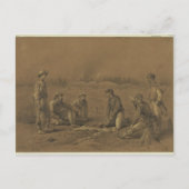 Carte Postale Piquets de négociation (Devant)