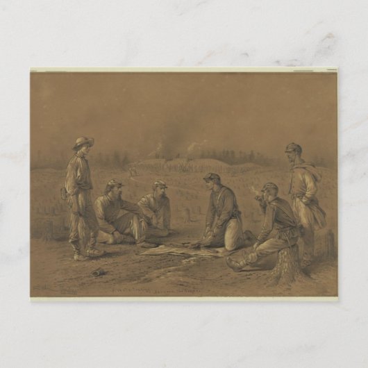 Carte Postale Piquets de négociation (Devant)