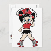 Carte postale pirate (Devant / Derrière)