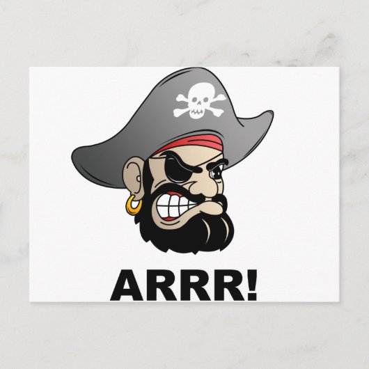 Carte Postale Pirate (Devant)