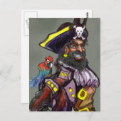 Carte Postale Pirate (Devant / Derrière)