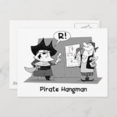 Carte postale pirate (Devant / Derrière)