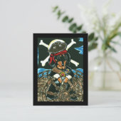 Carte postale pirate (Debout devant)